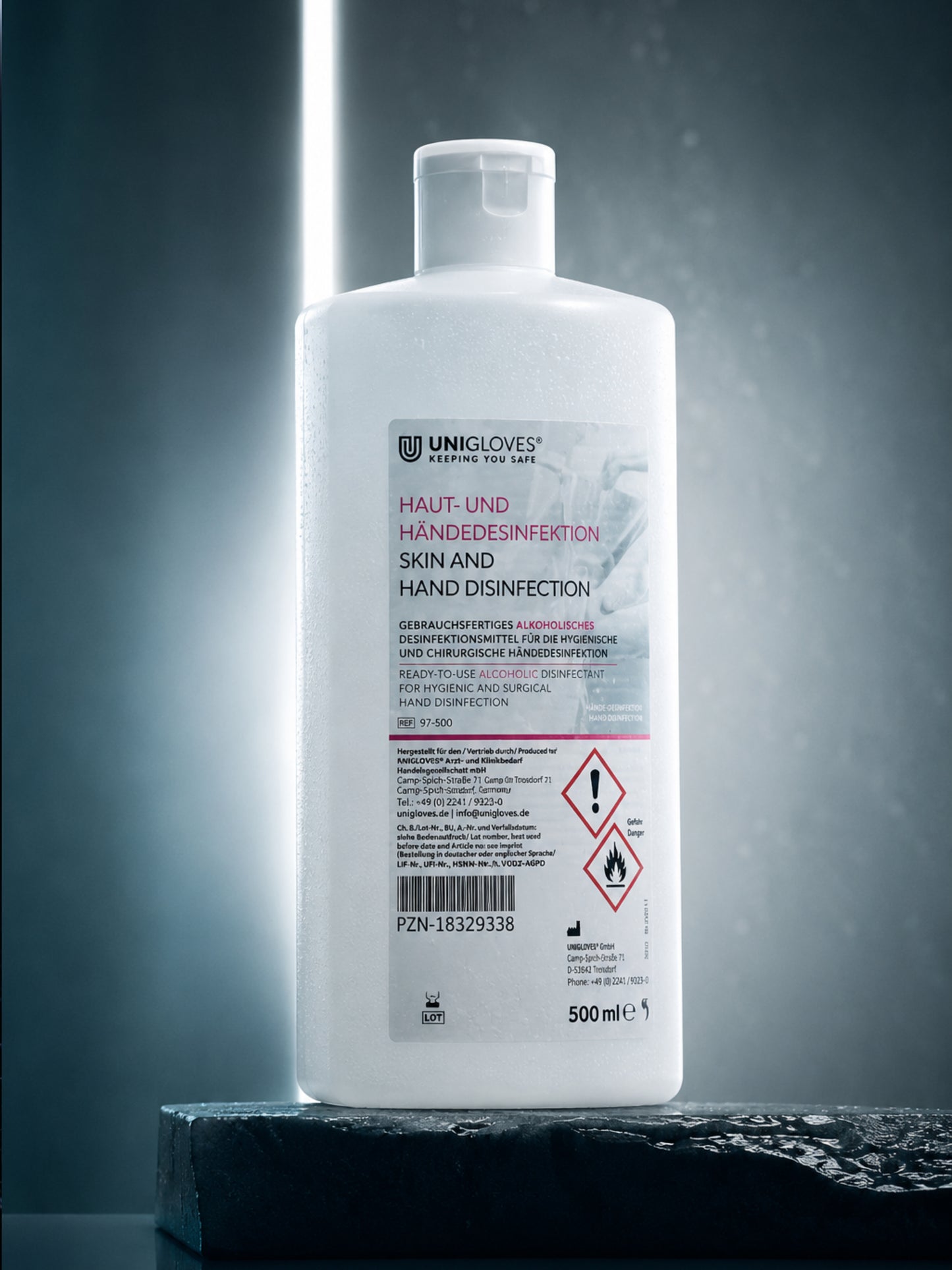 Dezinfekce na ruce a kůži 500ml